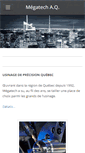 Mobile Screenshot of megatechaq.qc.ca