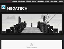 Tablet Screenshot of megatechaq.qc.ca